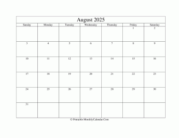 editable august 2025 calendar