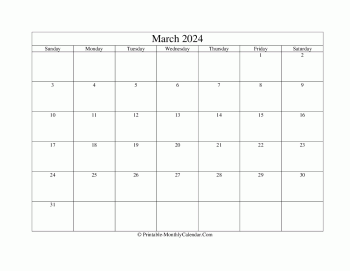 editable march 2024 calendar