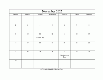 editable november 2025 calendar