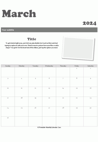 march 2024 snapshot calendar