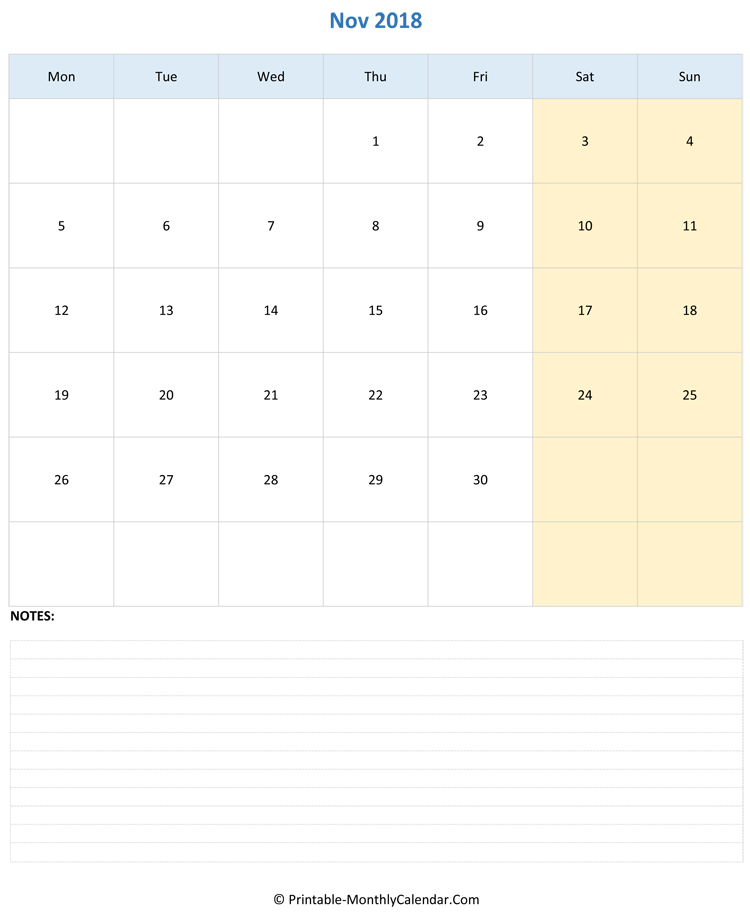 november-2018-editable-calendar-with-notes-portrait-layout